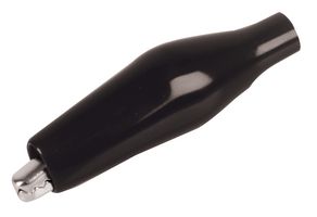 881110-BLACK - Black Insulated Crocodile Clip, 1A