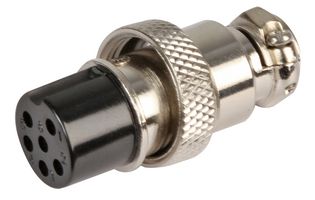 PSG08611 - 6 Pole Circular Multipole Inline Socket