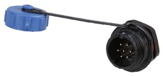 PELR0147 - Circular Threaded Panel Mount Connector Plug, 7-Pole, IP68