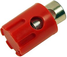 CL681580 - Panel Mount Binding Post Top, Spring Terminal, Red, 15A, 48V