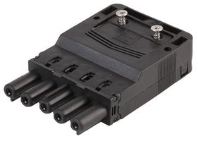 FSSR5BKF - 5-Pole Pushfit Lighting Connector Socket