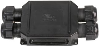 BOB4-N - 3-Pole, 4 Entry Cable Joiner, 4mm, IP68, Black