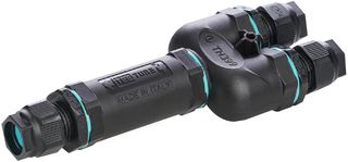 THB.399.D5A - Inline Cable Joint, Teetube, 5-Pole, 3 Entries, 250V AC, 32A, IP68