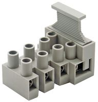 TLF-100EW-4P - 4-Pole Vertical Fuse Terminal Block, No Earth, 450V, 24A