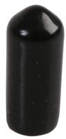 101-135 - Black PVC Protective Dust Covers / Caps, 6.5x18mm