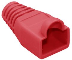 006-003-007-55 - Easy RJ45 Strain Relief Boot, Cat5e Cat6, Red