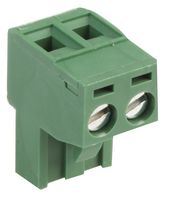MC000176 - 5.08mm Pluggable Terminal Block, Plug, 2 Way, 26AWG to 12AWG, 16A