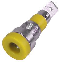 24.241.3 - 4mm Socket, Panel Mount, Yellow, 25A