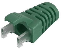 PS6GN#100 - RJ45 Strain Relief Boots, Pack of 100, Green