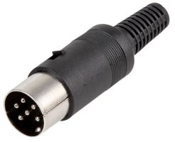 PS11539 - 6 Pin Mini DIN Plug, Pack of 10