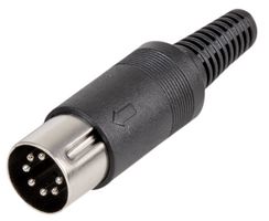 PS11540 - 7 Pin Mini DIN Plug, Pack of 10