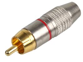 PS11545 - Metal RCA Phono Plug, Red