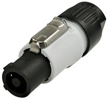 RCAC3O-G-000-0 - 3 Pole AC Power Outlet, 16A, 250V AC, Grey