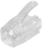 PS3CLR8.5#100 - Cat6a RJ45 Boots, 7.5mm Cables, Clear, Pack of 100