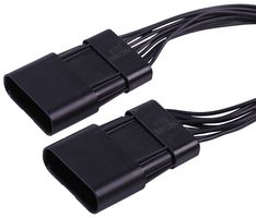 45146-1003 - 10 Pin Squba Plug to 8 Pin Squba Plug Lead, 300mm