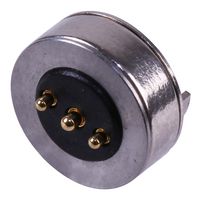 685A03222011D1E - 3 Pole Magnetic Pogo Connector, Flush Round Plug