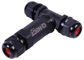 QOE3053BLK - 5 Pole T Connector, 450V AC, 24A, IP68