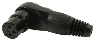 FC619313 - 3 Pole Right Angle XLR Socket, RAMP, Multi Position