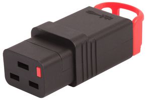 PA190100BK - Lock+ Locking IEC C19 Socket, Rewireable