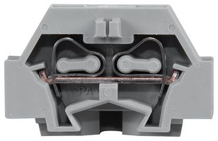 261-301 - 2 Conductor Terminal Block, Cage Clamp, 28AWG to 14AWG, 24A