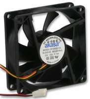 AKASA 12V DC 3 Pin Computer Case Fan - 80 x 80 x 25mm