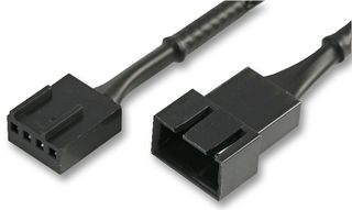 AK-CBFA01-30 - 4 Pin Molex PWM Fan Power Extension Lead, 0.3m Sleeved