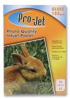 PROJET G18520 - Glossy Photo Paper, 20 Sheets - A4 Size, 185gsm