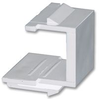 K-PKWH - Blank Keystone Clip-In, White