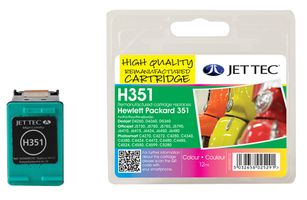 H351 - Remanufactured Ink Cartridge, Colour - Replaces Hewlett Packard 351