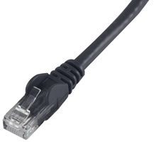 PSG90851 - 0.2m Black Cat6 Snagless UTP Ethernet Patch Lead