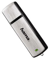 00108074 - 128GB Fancy USB 2.0 Flash Drive - 10 MB/s, Black/Silver