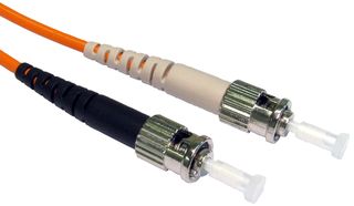 FB2M-STST-010 - 1m ST-ST Duplex OM2 50/125µm Multimode Fibre Optic Patch Lead