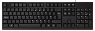 KB-2106C. - Combo Wired USB & PS/2 Keyboard, Black