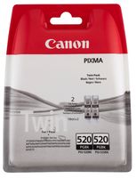 2932B012 - Genuine Ink Cartridges, Twin Pack - 520 Pigment Black