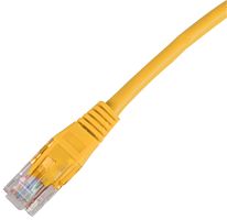 003-3NB4-005-06 - 0.5m Yellow Cat5e UTP Ethernet Patch Lead