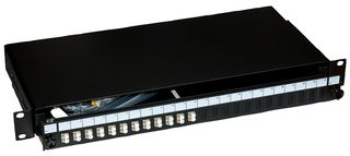 009-022-040-12S - 12 Duplex LC Multimode Sliding Fibre Patch Panel