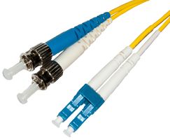 005-923-020-01B - Optix Single mode OS2 9/125µm LC-ST Duplex Fibre Optic Patch Lead, 2m