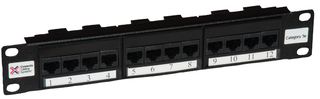 009-001-009-70 - Cat5e 10" Elite Host Panel - 8x Cat5e, 4x Telephone
