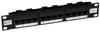 009-001-009-90 - Cat6 10" Elite Host Panel - 8x Cat6, 4x Telephone