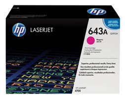 Q5953A - HP643A Original LaserJet Toner Cartridge - Magenta, 10,000 Pages