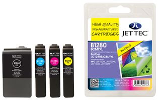 101B128064 - B1280BCMY XL Remanufactured Ink Cartridges, Multipack - Replaces Brother LC1280BCMY XL
