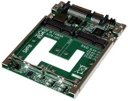 25SAT22MSAT - Dual mSATA SSD to 2.5” SATA RAID Adaptor