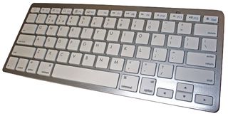 KBD-BT-S - Wireless Keyboard for iPad Tablets & Smartphones Silver