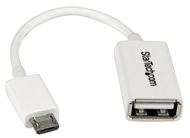 UUSBOTGW - White Micro USB On-The-Go Adaptor