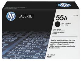 CE255A - HP55A Original LaserJet Toner Cartridge - Black, 6000 Pages