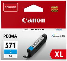 CLI-571C XL - High Yield Genuine Ink Cartridge - 571 Cyan XL