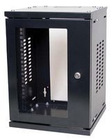 MU8/10 - miniMEDIA 8U 10" Cabinet, Black Metal