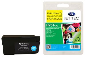 101H095137 - H951CXL Remanufactured Ink Cartridge, Cyan - Replaces Hewlett Packard 951XL