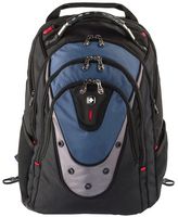 600638 - Ibex 17" Laptop Backpack, Black/Blue