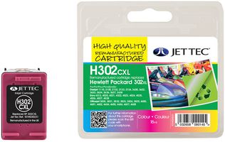HP302CXL - Remanufactured Ink Cartridge, Colour - Replaces Hewlett Packard 302XL